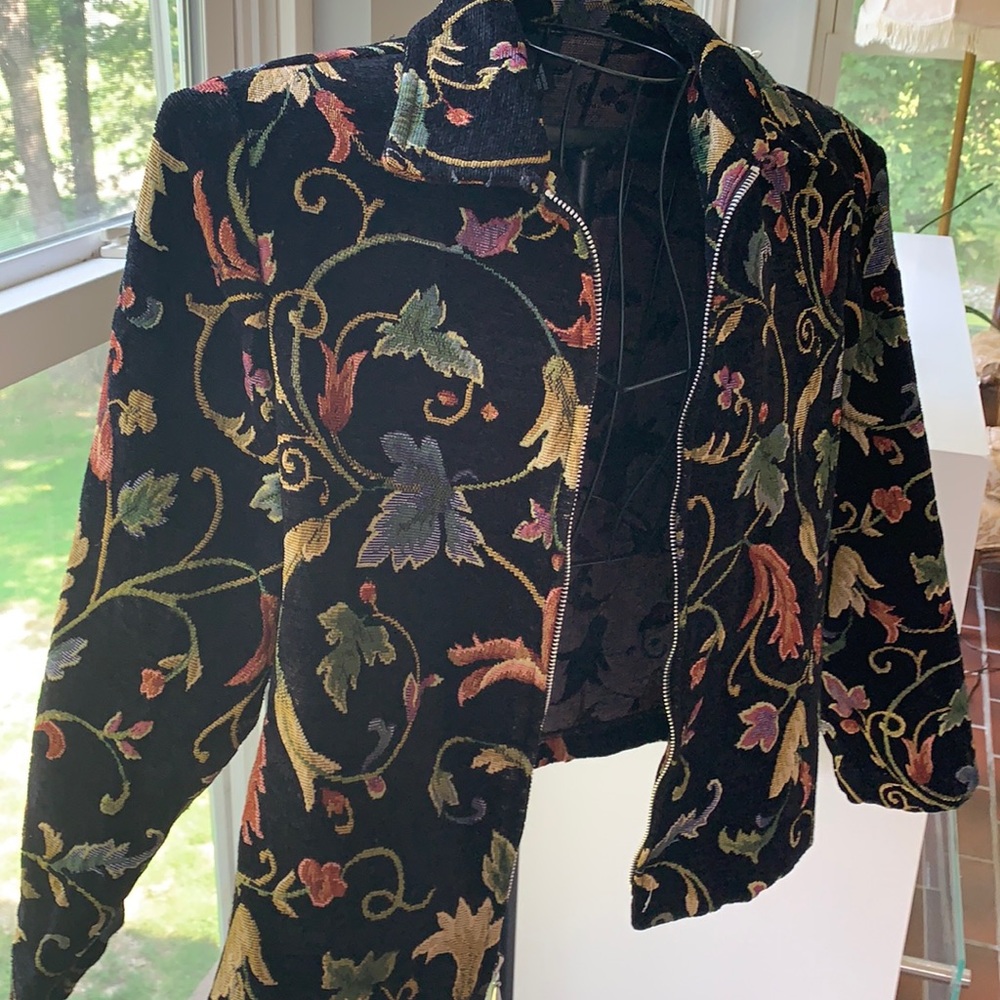 Multicolored Brocade Inspired Jacket S/M Fit